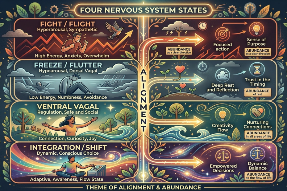four nervous system conditions and emotional regulation