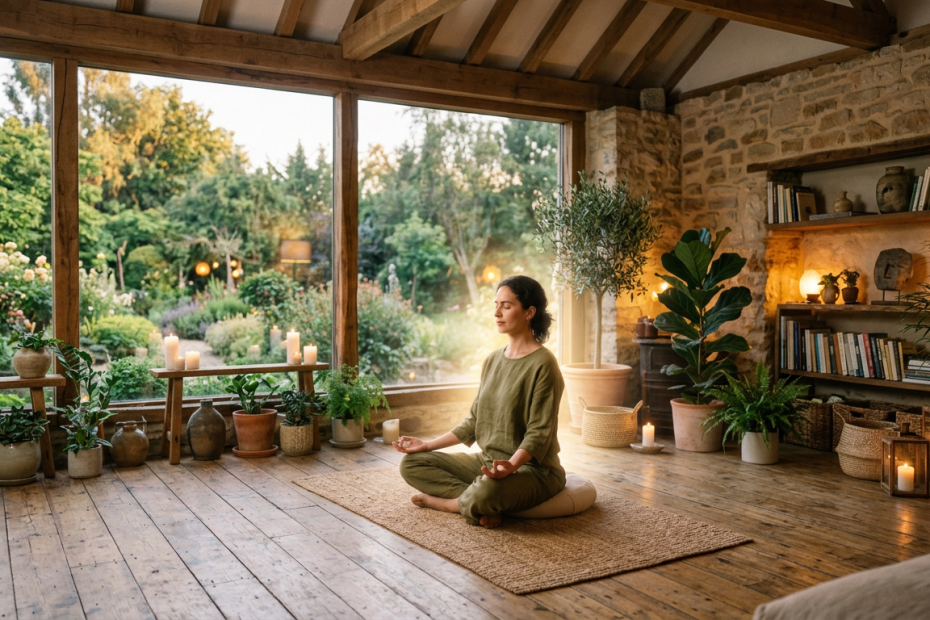quietly listening to your inner wisdom and spiritual guidance